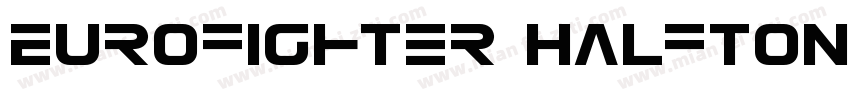 Eurofighter Halftone Italic字体转换